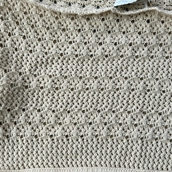 House of Harlow 1960 Cream Crochet Halter Top NWT Size M - Picture 6 of 8